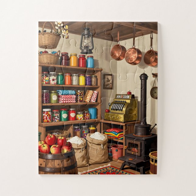 Quebra-cabeça Old General Store for Seniors 30 Large Piece (Vertical)