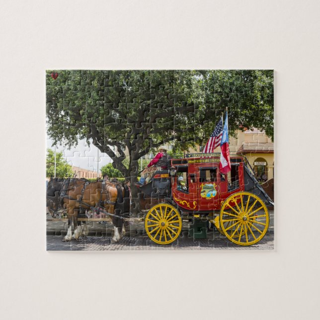 Quebra-cabeça Old Stagecoach Texas (Horizontal)