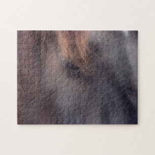 Quebra-cabeça Olho De Um Animal De Cavalo Contentado