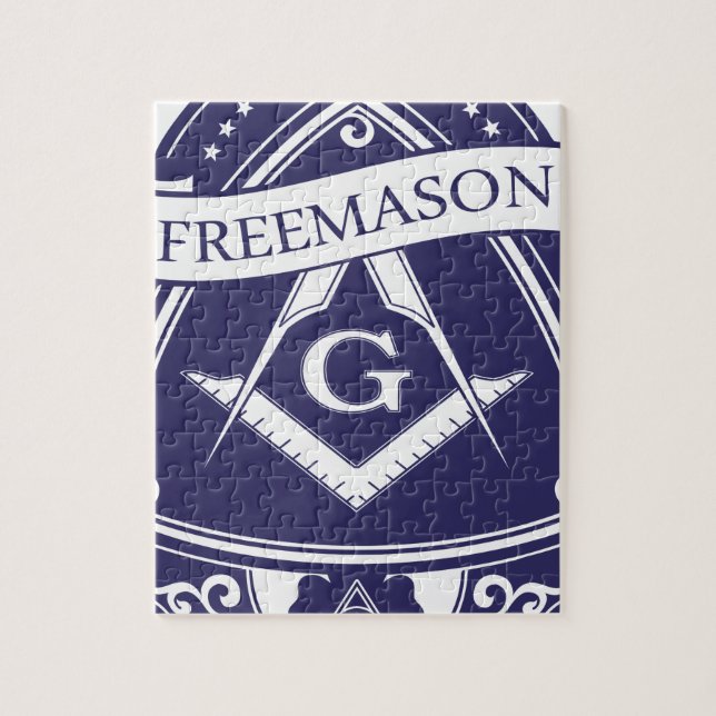 Quebra-cabeça Olho devista de Illuninati do Freemason (Vertical)