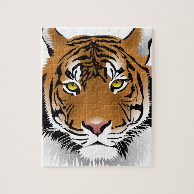 Quebra-cabeça Olhos de Tigre (Vertical)