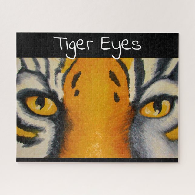 Quebra-cabeça Olhos de Tigre (Horizontal)