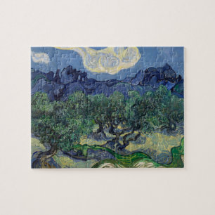 Quebra-cabeça Oliveiras com os Alpilles por Vincent van Gogh