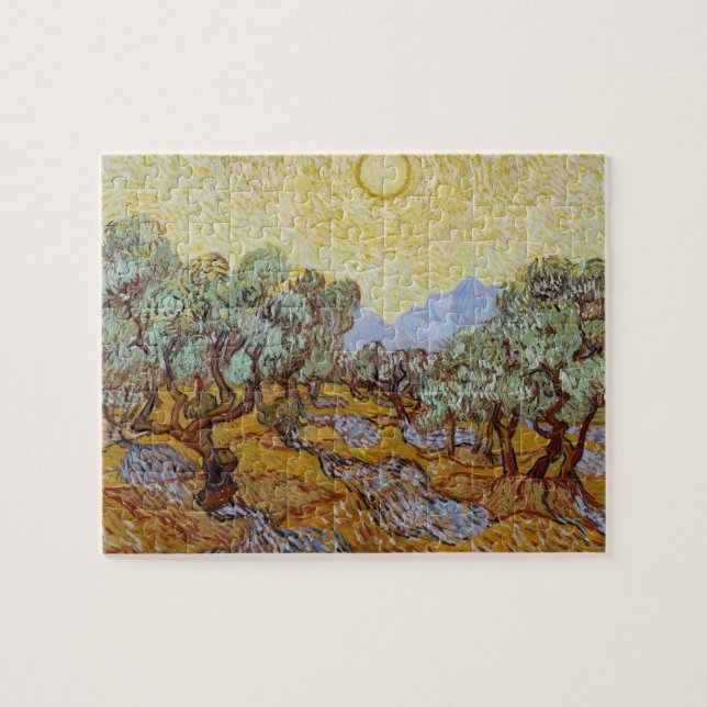 Quebra-cabeça Oliveiras de Vincent van Gogh |, 1889 (Horizontal)