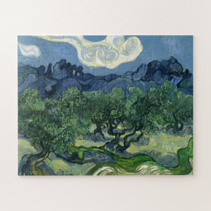 Quebra-cabeça Oliveiras por pintura de Van Gogh