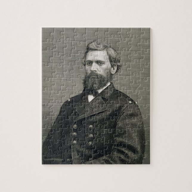 Quebra-cabeça Oliver Otis Howard (1830-1909), gravado por Robert (Vertical)
