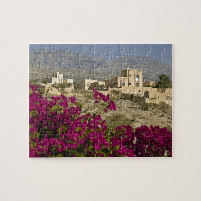 Quebra-cabeça Omã, Montanhas Hajar Ocidentais, Al Hamra. Cidade (Horizontal)