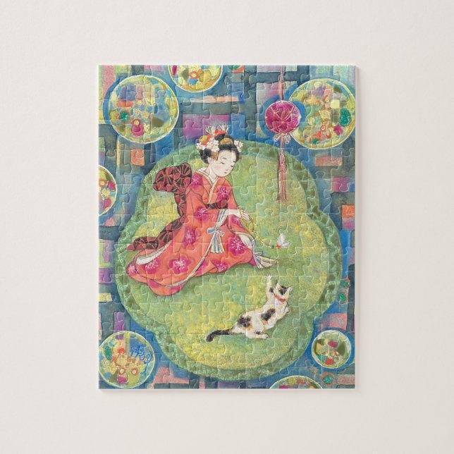 Quebra-cabeça Omohide Garasu: A Little Glass Memory (Vertical)