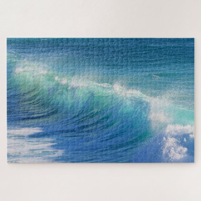Quebra-cabeça Onda de surfe (Horizontal)