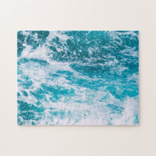 Quebra-cabeça Ondas do Oceano Azul