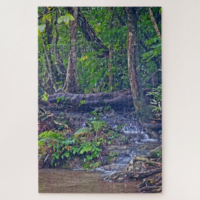 Quebra-cabeça Onde as Árvores Encontram a Água (Vertical)