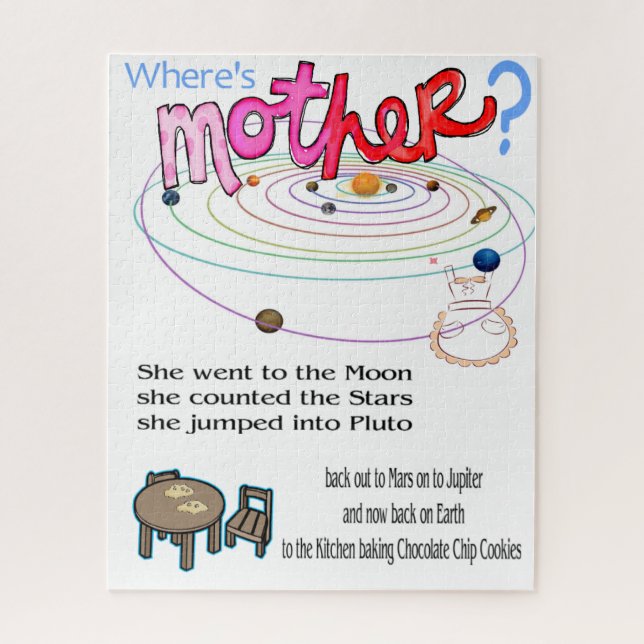 Quebra-cabeça Onde está a mãe? (Vertical)