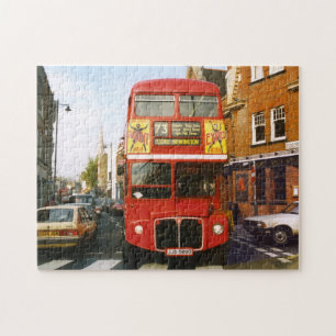 Quebra-cabeça Ônibus londrino em Stoke Newington