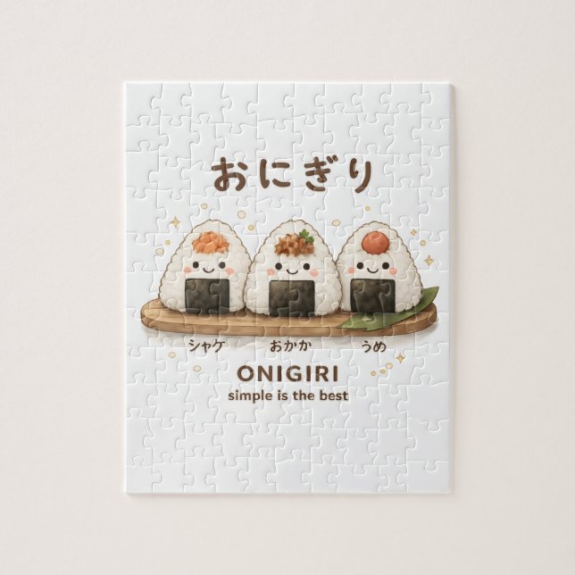 Quebra-cabeça ONIGIRI  o simples é o melhor  (Vertical)