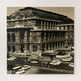 Quebra-cabeça Ópera Staatsoper Viena Áustria Vintage