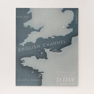 Quebra-cabeça Operação do dia D, Senhor poster militar.