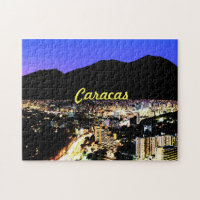 Opinião da noite da cidade de Caracas