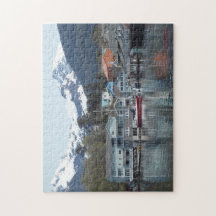 Opinião do lago em Sitka