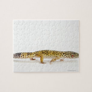 Quebra-cabeça Opinião lateral o lagarto do geco do leopardo