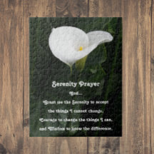 Oração de Serenidade Inspiradora Calla Lily Floral