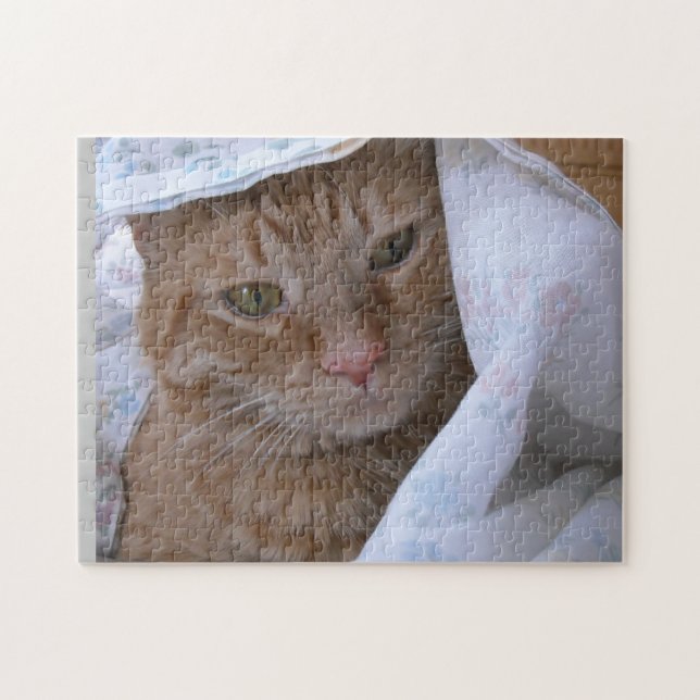 Quebra-cabeça Orange Tabby Cuteness (Horizontal)