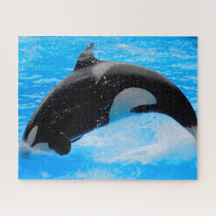 Quebra-cabeça Orca Baleias Assassinas ou Orcas de Jigsaw