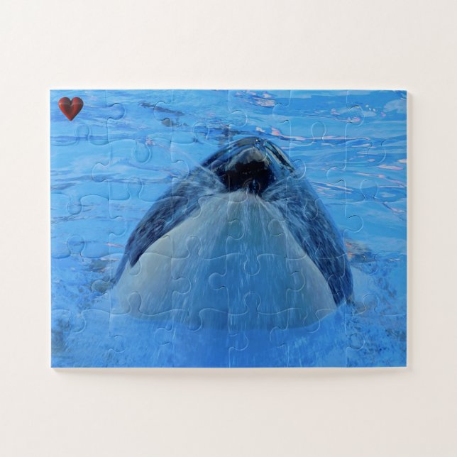 Quebra-cabeça Orca Baleias Assassinas ou Orcas de Jigsaw (Horizontal)