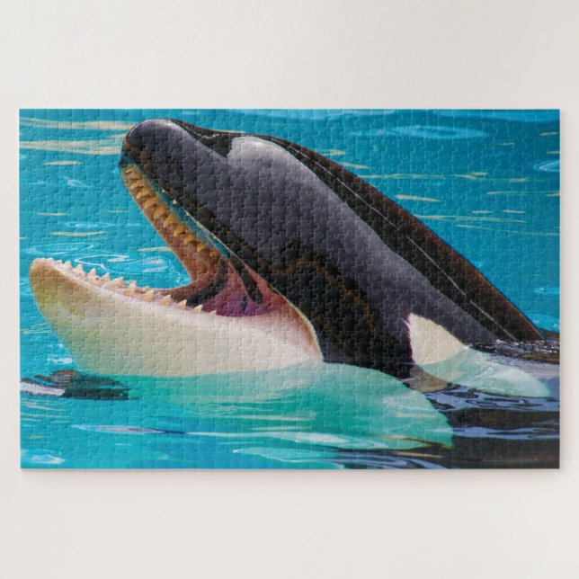 Quebra-cabeça Orca Baleias Assassinas ou Orcas de Jigsaw (Horizontal)