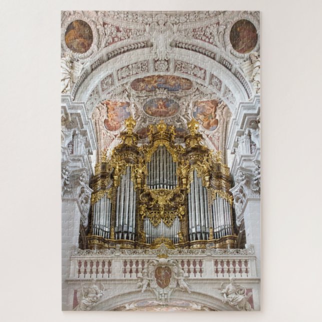 Quebra-cabeça Órgão de tubulação na catedral de Passau, Alemanha (Vertical)