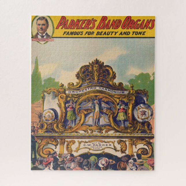 Quebra-cabeça Órgãos Bandas de Parker, Famosos por Beleza e Tom (Vertical)