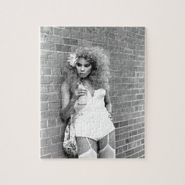 Quebra-cabeça Orgulho gay NYC 1989 da rainha de arrasto (Vertical)