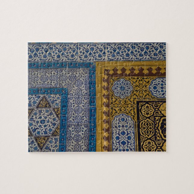 Quebra-cabeça Oriente Médio Turquia e cidade de Istambul com o (Horizontal)