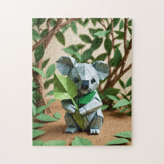 Quebra-cabeça Origami Cute Koala