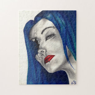 Quebra-cabeça original belamente quebrado da arte