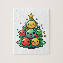 Ornamentos de Caracteres de Árvore de Natal Bonito