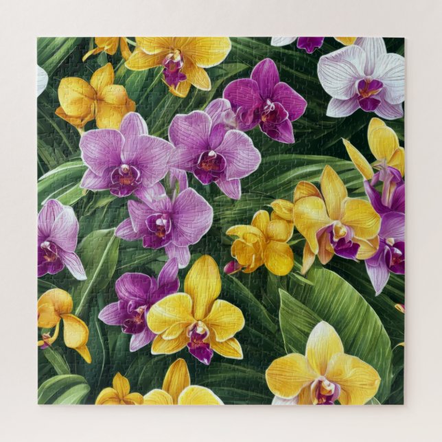 Quebra-cabeça Orquídea (Vertical)