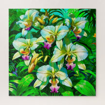 Orquídea tropical vibrante