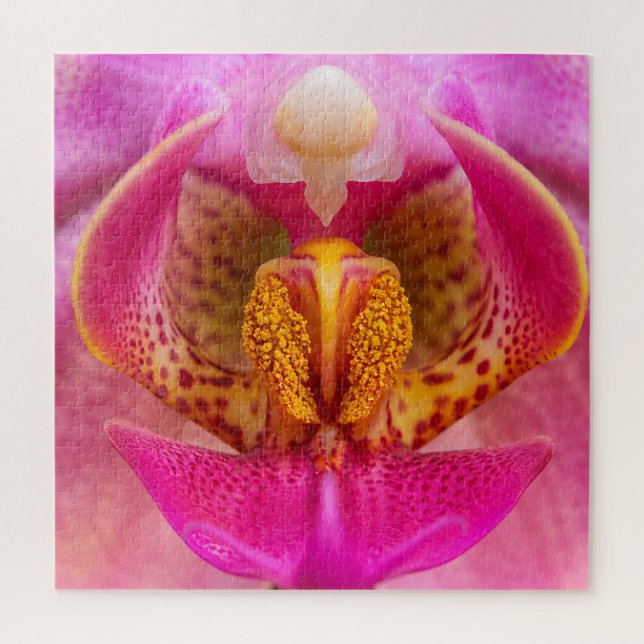Quebra-cabeça Orquídea Vibrante (Vertical)