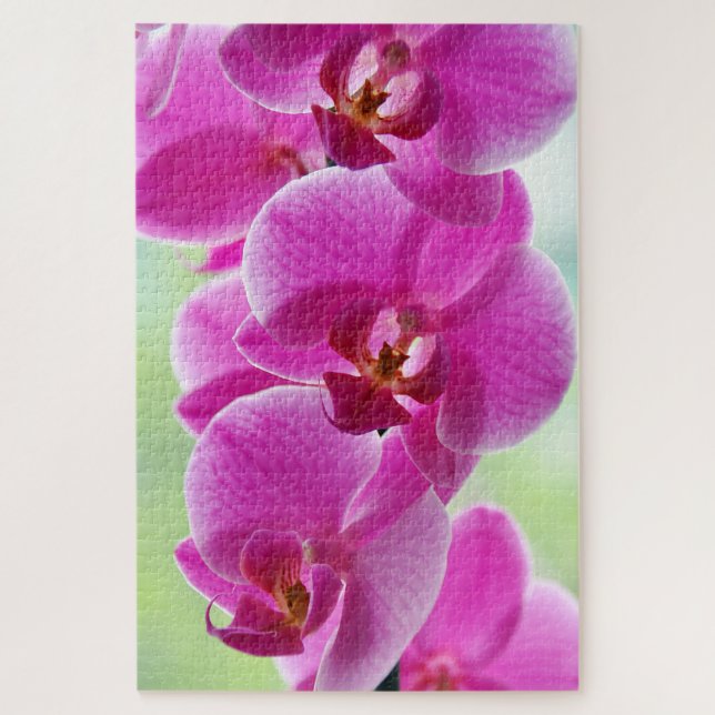 Quebra-cabeça Orquídeas cor-de-rosa bonitas (Vertical)