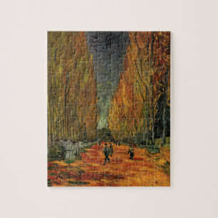 Quebra-cabeça Os Alyscamps (Cemitério) por Vincent van Gogh