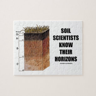 Quebra-cabeça Os cientistas do solo sabem seus horizontes