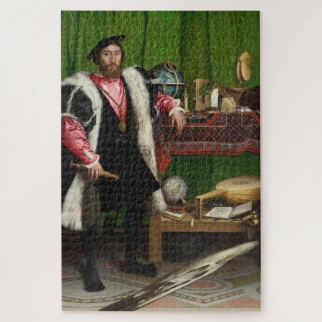 Quebra-cabeça Os embaixadores, Holbein, o jovem (Vertical)