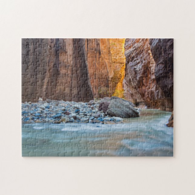 Quebra-cabeça Os Estreitos do Virgin River no Outono 2 (Horizontal)