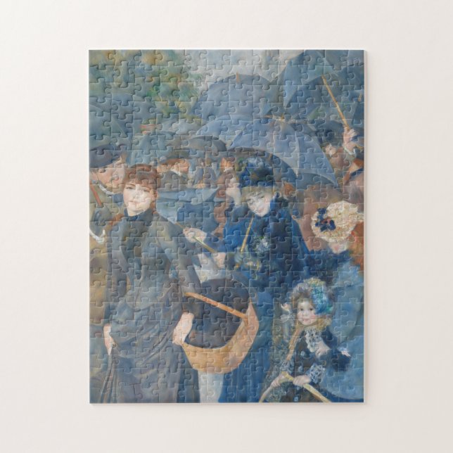 Quebra-cabeça Os Guarda-Chuvas por Renoir (Vertical)