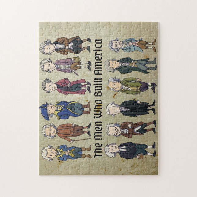 Quebra-cabeça Os Homens Que Construíram O Puzzle Educacional Ame (Vertical)