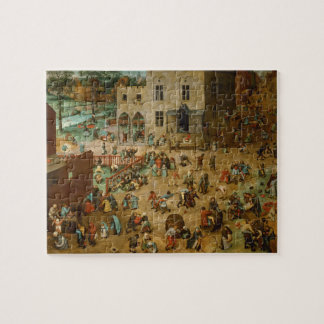 Quebra-cabeça Os jogos das crianças por Pieter Bruegel a pessoa