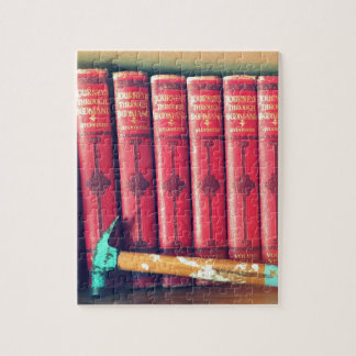 Quebra-cabeça Os livros são mais fortes do que martelos