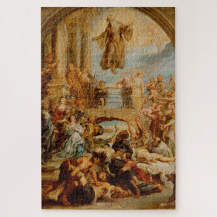 Quebra-cabeça Os milagres do Santo Francisco de Paola Rubens
