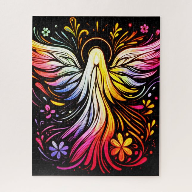 Quebra-cabeça Os Posters do Anjo Retro para Adultos (Vertical)