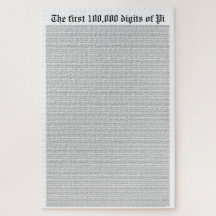 Os primeiros 100.000 dígitos de Pi